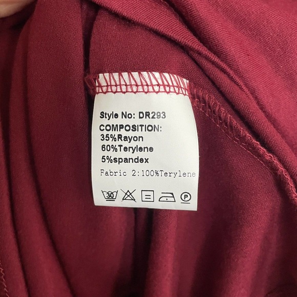 EXLURA Women’s Lace Sleeve Mini Dress Ruffle High Neck Dress Flowy Wedding Guest - Picture 11 of 13